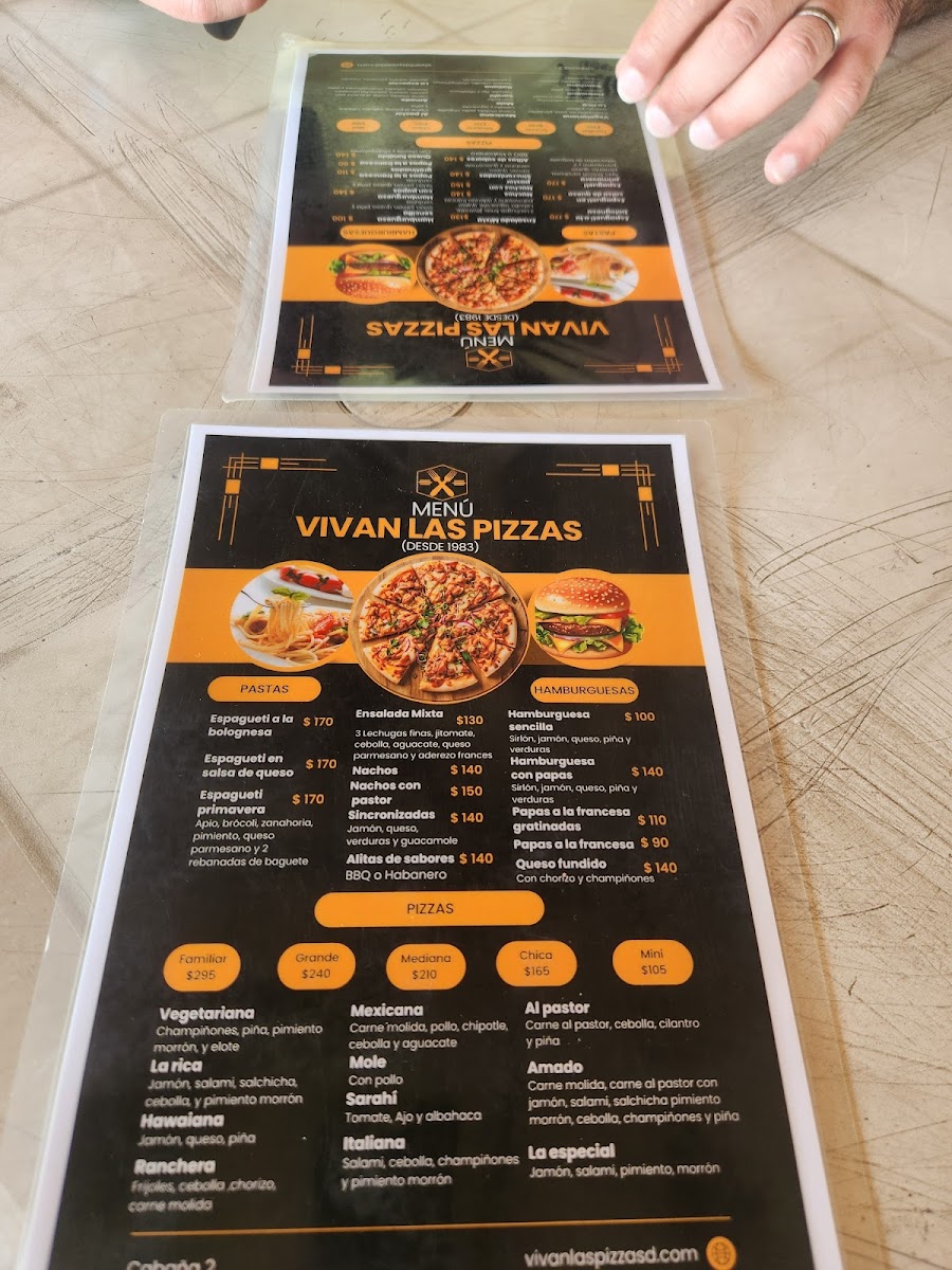 Vivan Las Pizzas Menu - Image 5